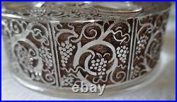 Lalique France Crystal ROGER Dresser / Powder Box Bronze/Brown Patina