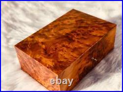 Large Thuya Wood Burl Memory Keepsake Lockable Handmade Luxury Vintage box gift