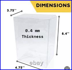 Lot Of 500 Clear Collectibles Protector Case for Funko Pop 4 inch Vinyl Figures