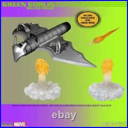 MEZCO One12 Marvel Green Goblin Deluxe Glider Ghost Pumpkin Frog Bombs 5 Heads