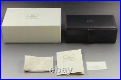 MINT OMEGA Genuine Black Watch Box Fine Leather Collection 3 Slot Swiss Made