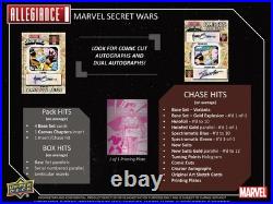 Marvel Allegiance Secret Wars Trading Cards Hobby 12-box Case (upper Deck 2024) Marvel Allegiance Secret Wars Trading Cards Hobby 12-box Case (upper Deck 2024)