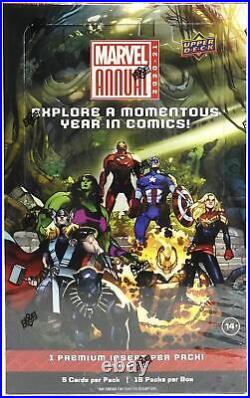 Marvel Annual Hobby 16-box Case (upper Deck 2020/21)