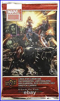 Marvel Annual Hobby 16-box Case (upper Deck 2020/21)