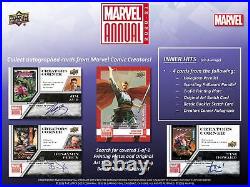 Marvel Annual Hobby 16-box Case (upper Deck 2020/21)