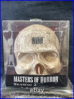 Masters of Horror Complete 11 DVD Set Season 1 & 2 in Skull Case Free Shipping