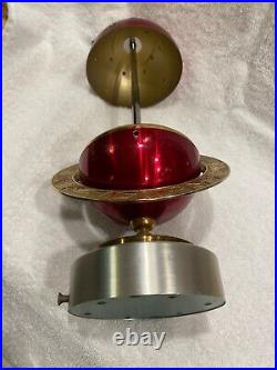 Mid Century Globe Revolving Music Box and Cigarette Dispenser Holder