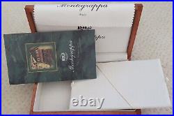 Montegrappa Limited Wooden Presentation Pen Box Set With Certificate + Cloth