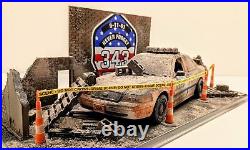 NYPD 9/11 Tribute Themed 1/24 Scale Diecast Diorama Display NEVER FORGET 343