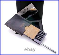 Nasal Snuff Wallet Storage Royal Box Stone Vega Black Carry your Snuff in Style