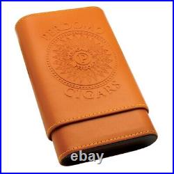 New Perdomo 20th Anniversary Cigar Case Box Gift Soft Orange