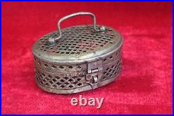 Old Vintage Brass Small Case Box Antique Home Decor Collectible Pp-23