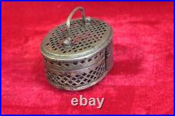 Old Vintage Brass Small Case Box Antique Home Decor Collectible Pp-23