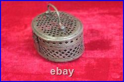 Old Vintage Brass Small Case Box Antique Home Decor Collectible Pp-23