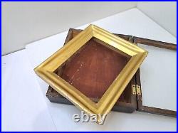 Old Wooden Kiot Box Case For Icons Religion Ukraine Antique