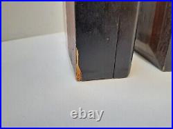 Old Wooden pair Kiot Box Case For Icons Religion Ukraine Antique