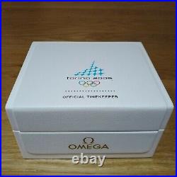 Omega Olympic Collection Watch Box Case Torino 2006 100%authentic Fz6994