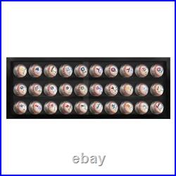 PENNZONI Baseball Display Case, Acrylic Hockey Puck Display Case, Holds 30 Balls