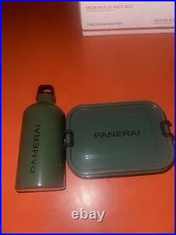 Panerai Lunch Box Thermos Green Steel Submersible Set Collectible