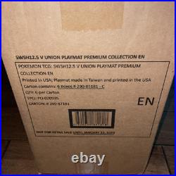 Pokemon Crown Zenith Morpeko V UNION Playmat Premium Collection SEALED Case of 6