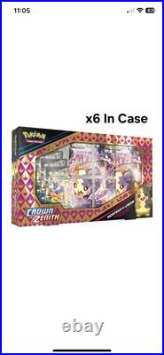 Pokemon Crown Zenith Morpeko V UNION Playmat Premium Collection SEALED Case of 6