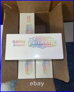 Pokemon Prismatic Evolutions Pokemon Center Case Of Four Brand New x4 ETB