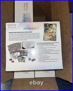 Pokemon Prismatic Evolutions Pokemon Center Case Of Four Brand New x4 ETB