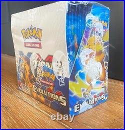 Pokemon Sealed XY Evolutions Booster Box English in Acrylic Case Very Rare Box