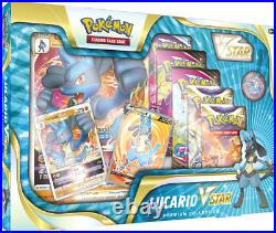 Pokemon TCG 2022 Lucario VSTAR Premium Collection Box CASE (6 Boxes) SEALED
