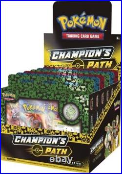 Pokemon TCG Champion's Path Pin Collection Case 2x Turffield Hulbury Motostoke