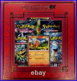 Pokemon TCG Charizard ex Super Premium Collection Box CASE (4 Boxes) Sealed