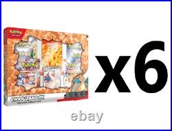 Pokemon TCG x6 Charizard ex Premium Collection Box Sealed CASE New Sealed