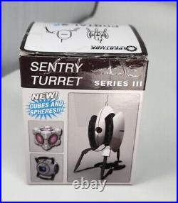 Portal 2 Series III Store Display Box & Closed Sentry Turret NECA WizKids Valve