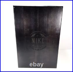 Promotional Soliddim Solid Wood Box Gray Stained Company Employee Logo Rare Promotional Soliddim Solid Wood Box Gray Stained Company Employee Logo Rare