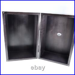 Promotional Soliddim Solid Wood Box Gray Stained Company Employee Logo Rare Promotional Soliddim Solid Wood Box Gray Stained Company Employee Logo Rare