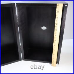 Promotional Soliddim Solid Wood Box Gray Stained Company Employee Logo Rare Promotional Soliddim Solid Wood Box Gray Stained Company Employee Logo Rare