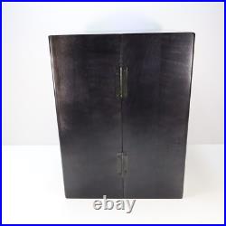 Promotional Soliddim Solid Wood Box Gray Stained Company Employee Logo Rare Promotional Soliddim Solid Wood Box Gray Stained Company Employee Logo Rare