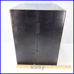 Promotional Soliddim Solid Wood Box Gray Stained Company Employee Logo Rare Promotional Soliddim Solid Wood Box Gray Stained Company Employee Logo Rare