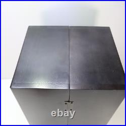 Promotional Soliddim Solid Wood Box Gray Stained Company Employee Logo Rare Promotional Soliddim Solid Wood Box Gray Stained Company Employee Logo Rare