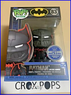 RARE BATMAN JUSTICE ARMOR 85 LE3190 FUNKO POP VINYL New Mint Box + HARD CASE