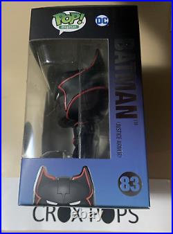 RARE BATMAN JUSTICE ARMOR 85 LE3190 FUNKO POP VINYL New Mint Box + HARD CASE