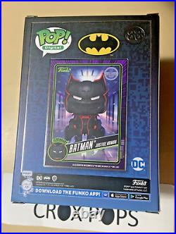 RARE BATMAN JUSTICE ARMOR 85 LE3190 FUNKO POP VINYL New Mint Box + HARD CASE