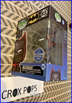 RARE BATMAN JUSTICE ARMOR 85 LE3190 FUNKO POP VINYL New Mint Box + HARD CASE