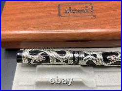 RARE Dani Snake Phantas I Fountain PEN In WOOD BOX