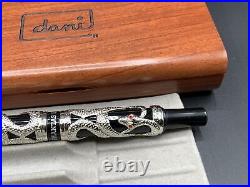 RARE Dani Snake Phantas I Fountain PEN In WOOD BOX