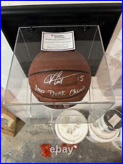 RARE Vince Carter Autograph Signed Ball 2000 Dunk Champ NO Display Case