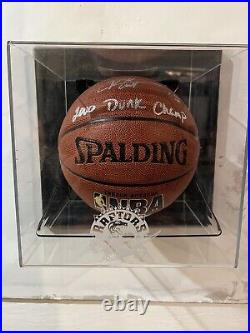 RARE Vince Carter Autograph Signed Ball 2000 Dunk Champ NO Display Case