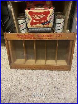 Rare Vintage Remington Arms Ammo Box Store Display Case 22 Great Look