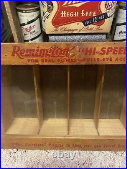 Rare Vintage Remington Arms Ammo Box Store Display Case 22 Great Look