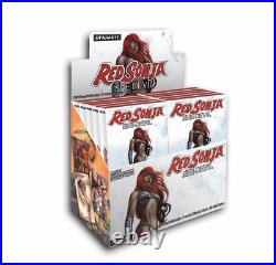 Red Sonja Ultra Premium Sketch Card Set 12 Box Sealed Case 24 Sketches 12 Auto